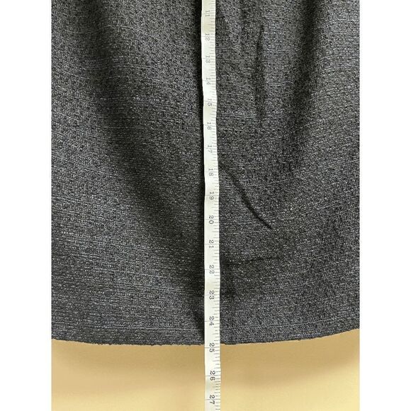 Classiques Entier Womens Mid Waist Tweed Pencil Skirt Black Sz 10 - Picture 5 of 6